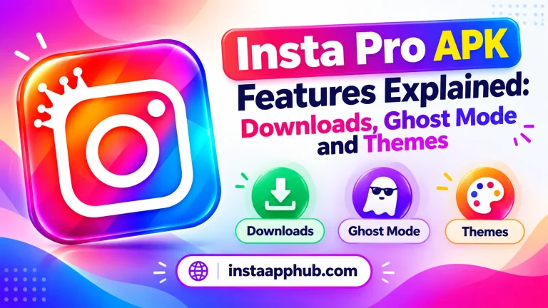 Insta Pro APK Features Explained Downloads, Ghost Mode and Themes